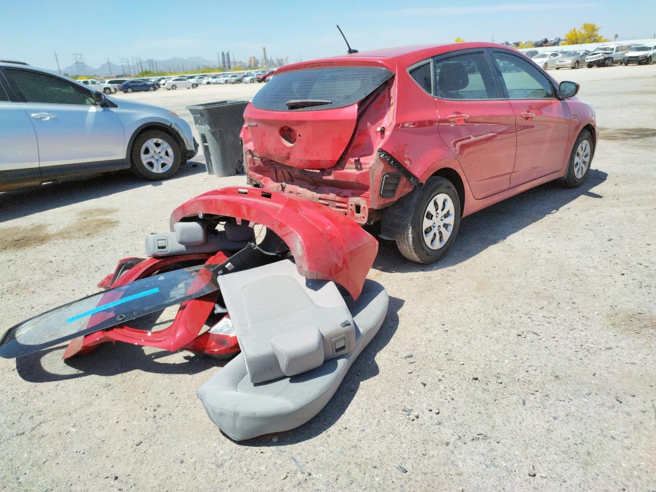 Photo 4 from auction – 2015 HYUNDAI ACCENT GS with VIN KMHCT5AE7FU227016
