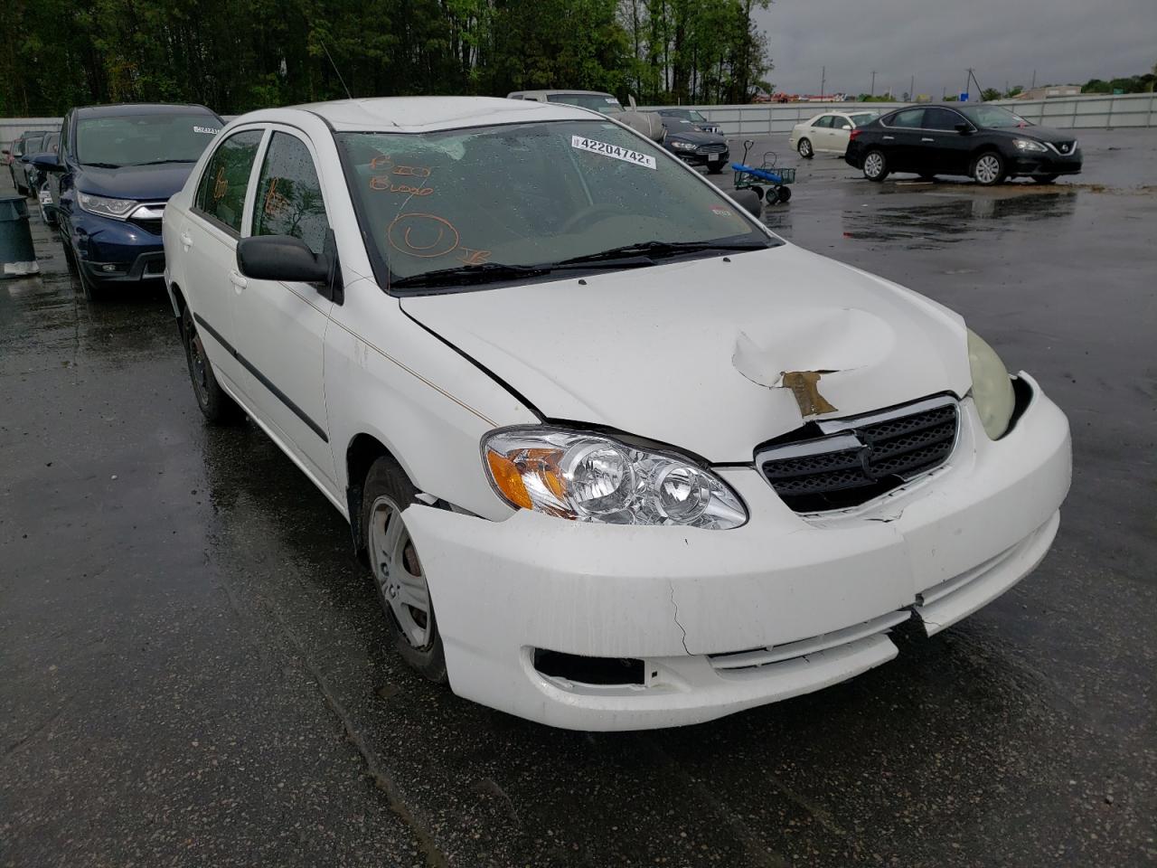 TOYOTA COROLLA CE 2007 with VIN JTDBR32E170108291 - Photo from auction
