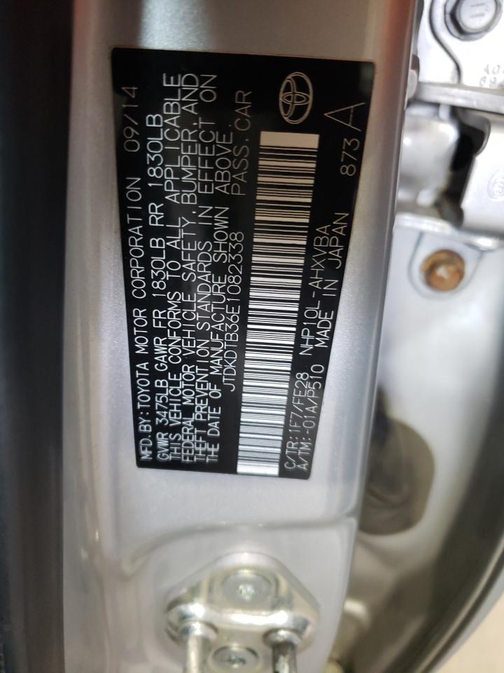 Photo 10 from auction – 2014 TOYOTA PRIUS C with VIN JTDKDTB36E1082338