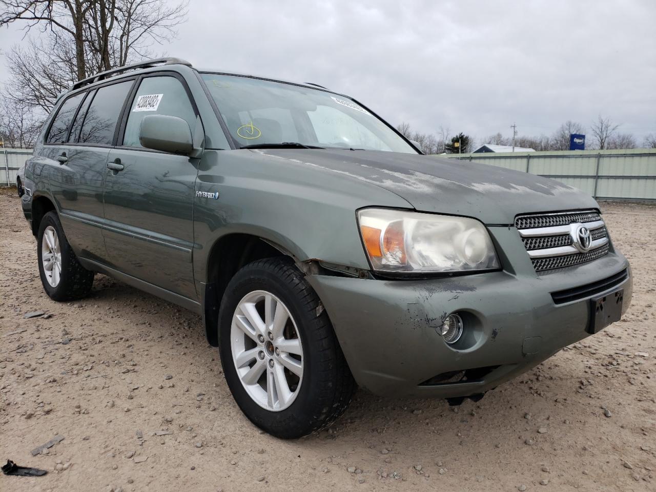 TOYOTA HIGHLANDER 2007 with VIN JTEEW21A970046942 - Photo from auction