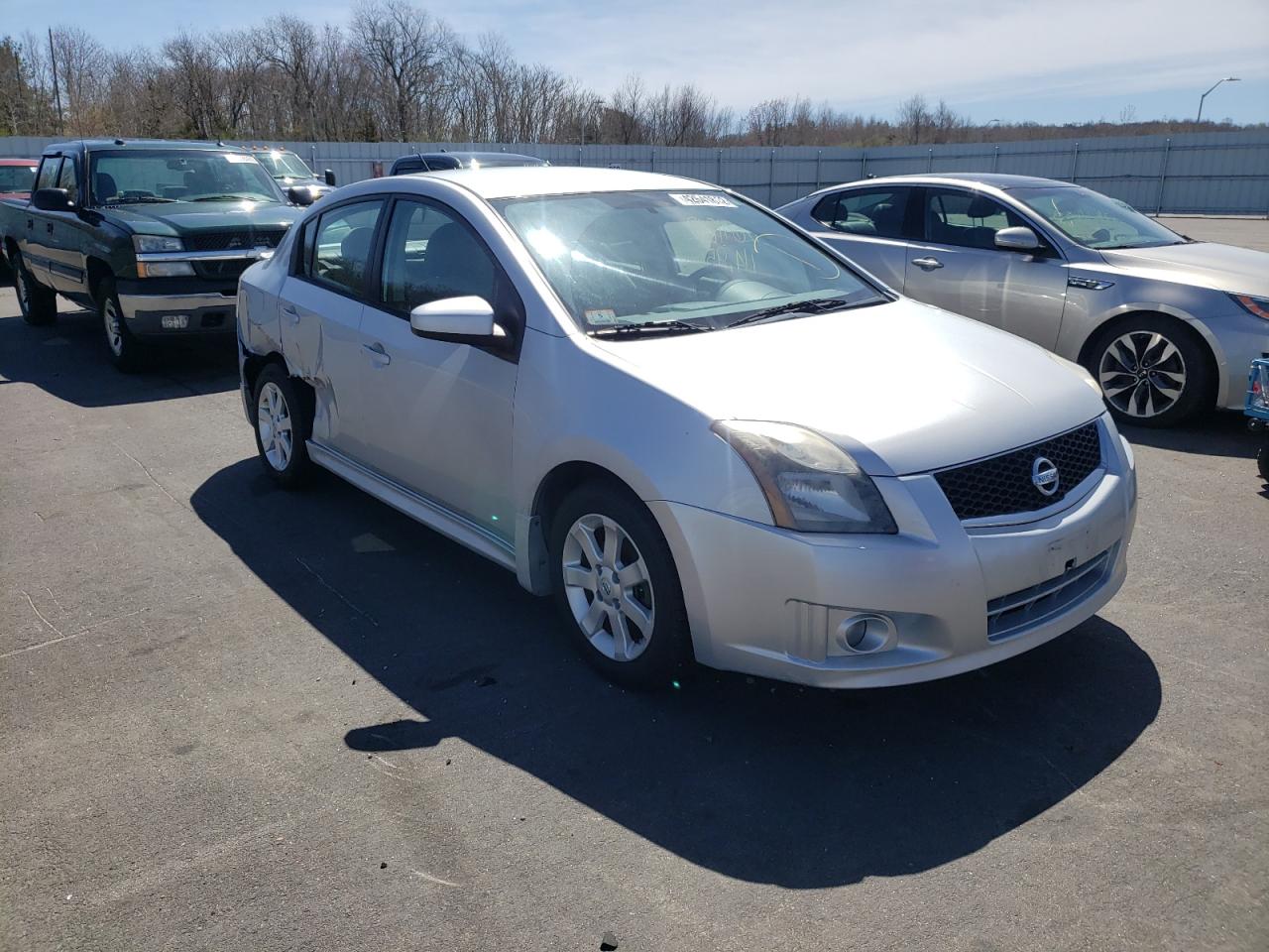 NISSAN SENTRA 2012 with VIN 3N1AB6AP1CL721600 - Photo from auction