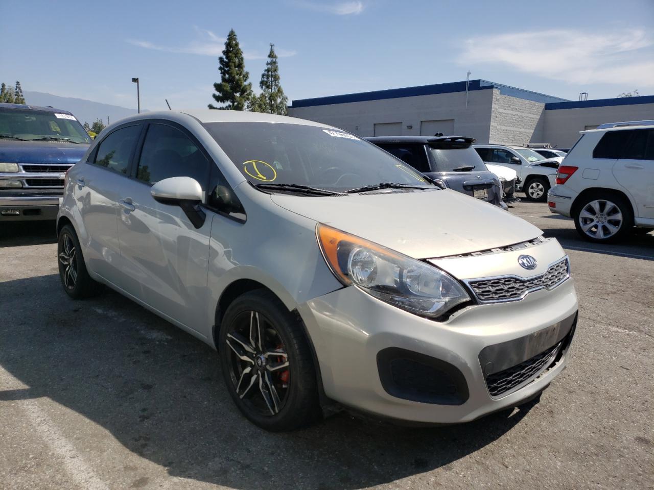 KIA RIO EX 2013 with VIN KNADN5A31D6200216 - Photo from auction