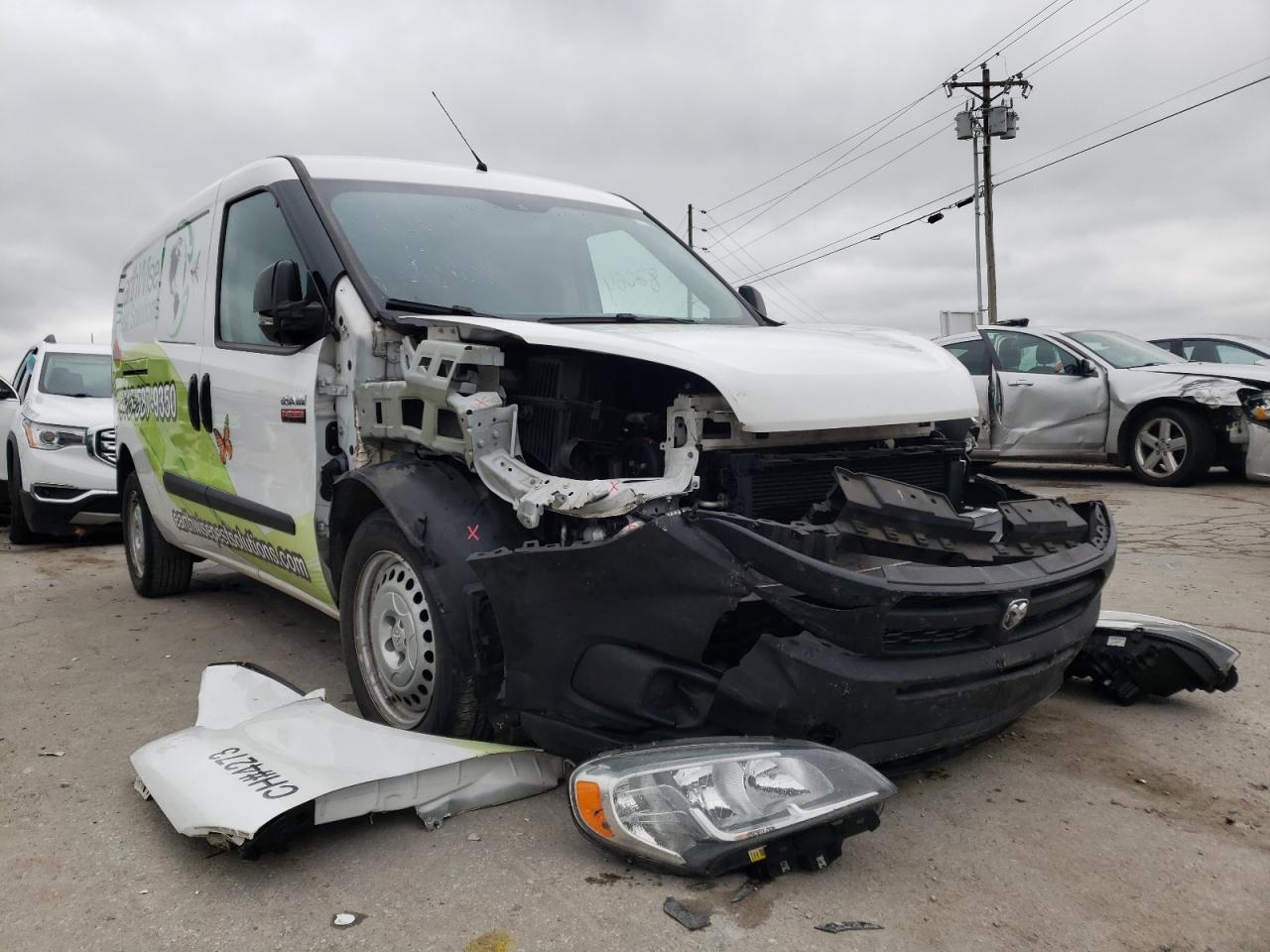 RAM PROMASTER 2018 with VIN ZFBERFAB7J6K16038 - Photo from auction
