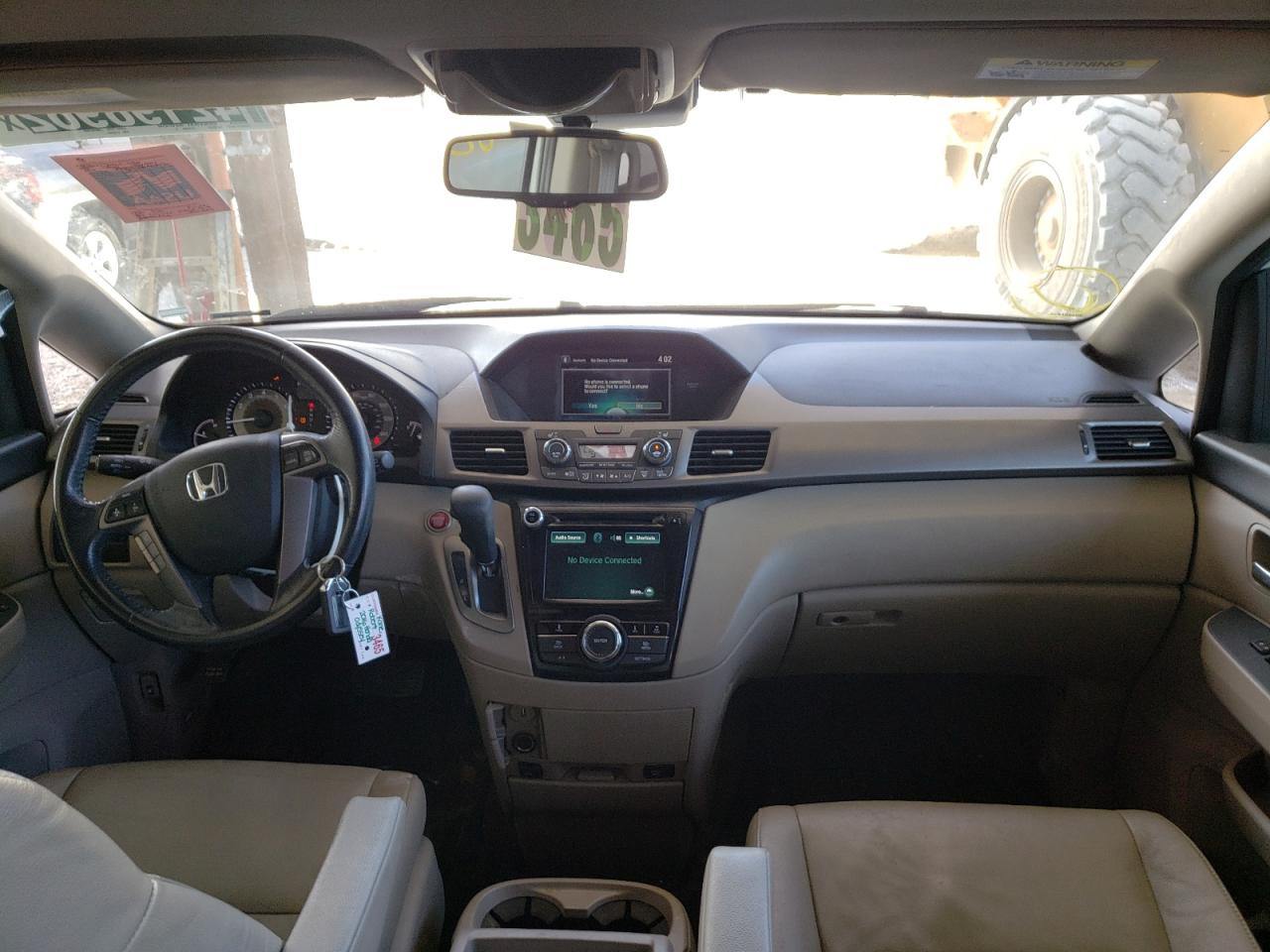 Photo 9 from auction – 2016 HONDA ODYSSEY EX with VIN 5FNRL5H68GB016091