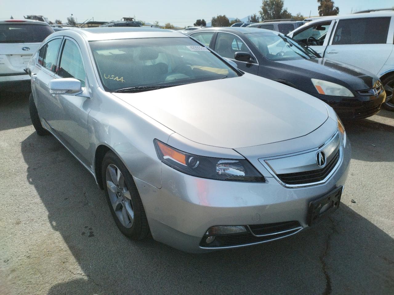 ACURA TL 2012 with VIN 19UUA8F20CA019072 - Photo from auction