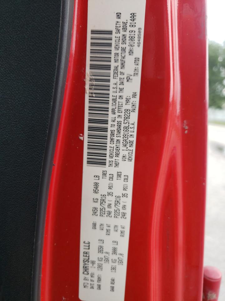 Photo 10 from auction – 2008 JEEP WRANGLER U with VIN 1J4GA39168L578228