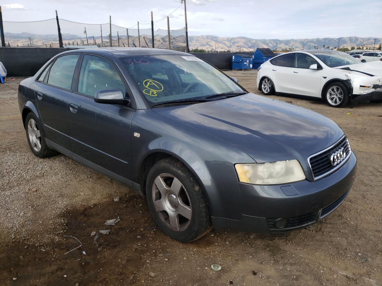 AUDI A4 1.8T QU 2003 with VIN WAULC68E83A177172 - Photo from auction