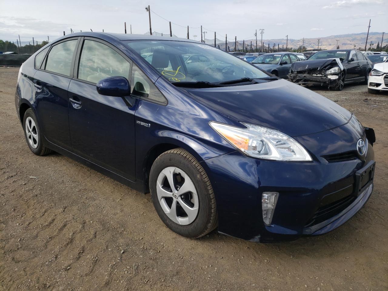 TOYOTA PRIUS 2014 with VIN JTDKN3DU7E1761103 - Photo from auction