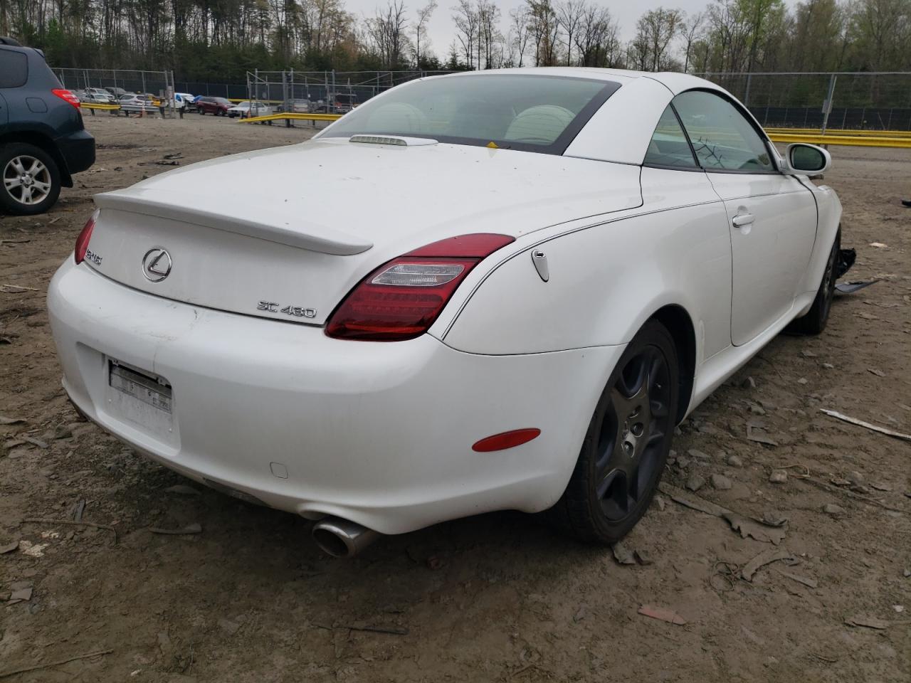 Photo 4 from auction – 2008 LEXUS SC 430 with VIN JTHFN45Y289019091