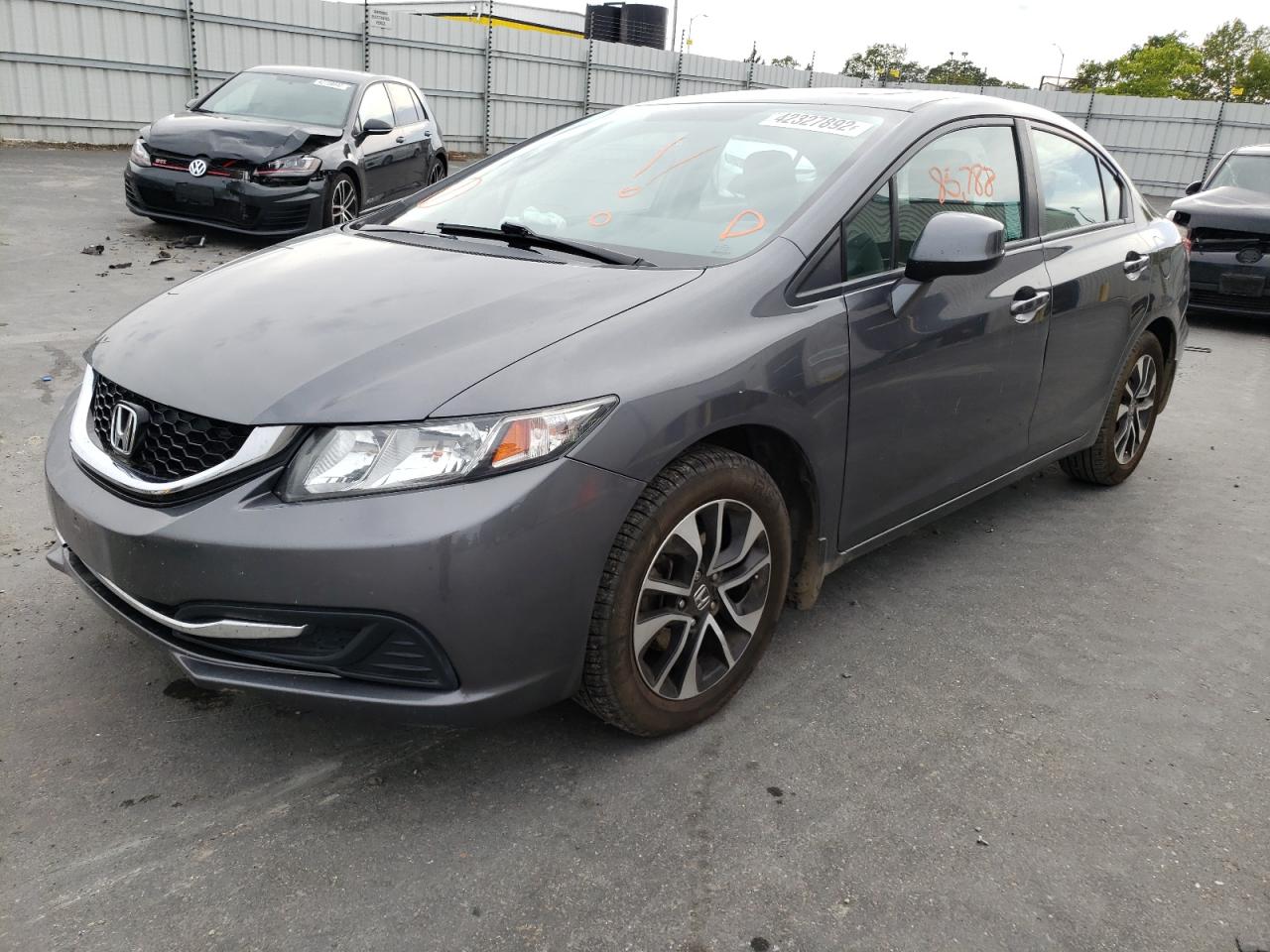Photo 2 from auction – 2013 HONDA CIVIC EX with VIN 19XFB2F80DE255659