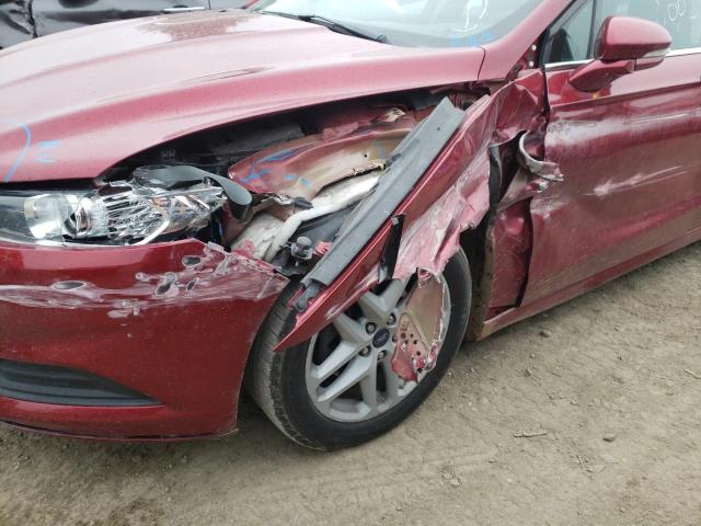 Photo 9 from auction – 2016 FORD FUSION SE with VIN 3FA6P0H72GR351502