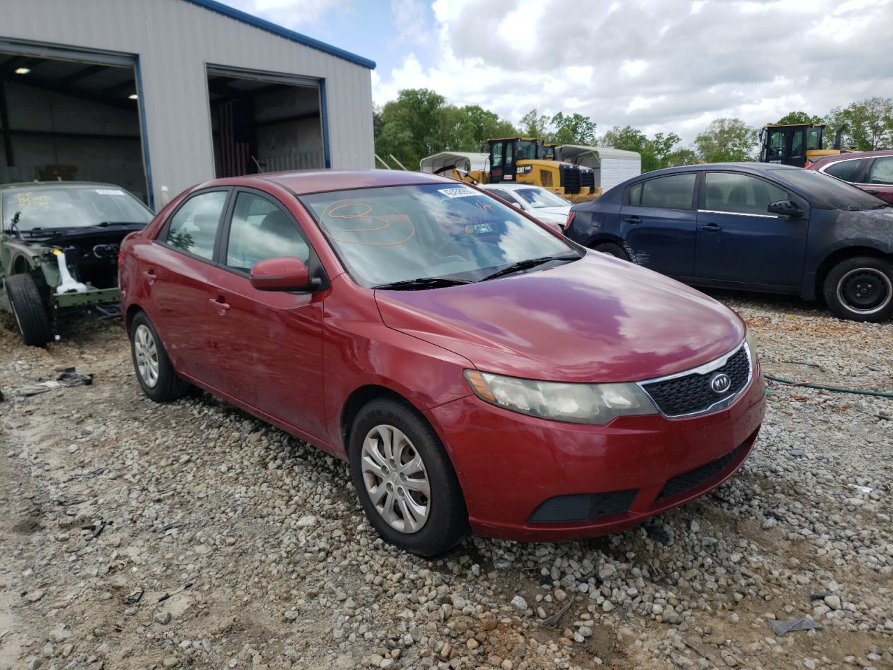 KIA FORTE EX 2012 with VIN KNAFU4A28C5471047 - Photo from auction
