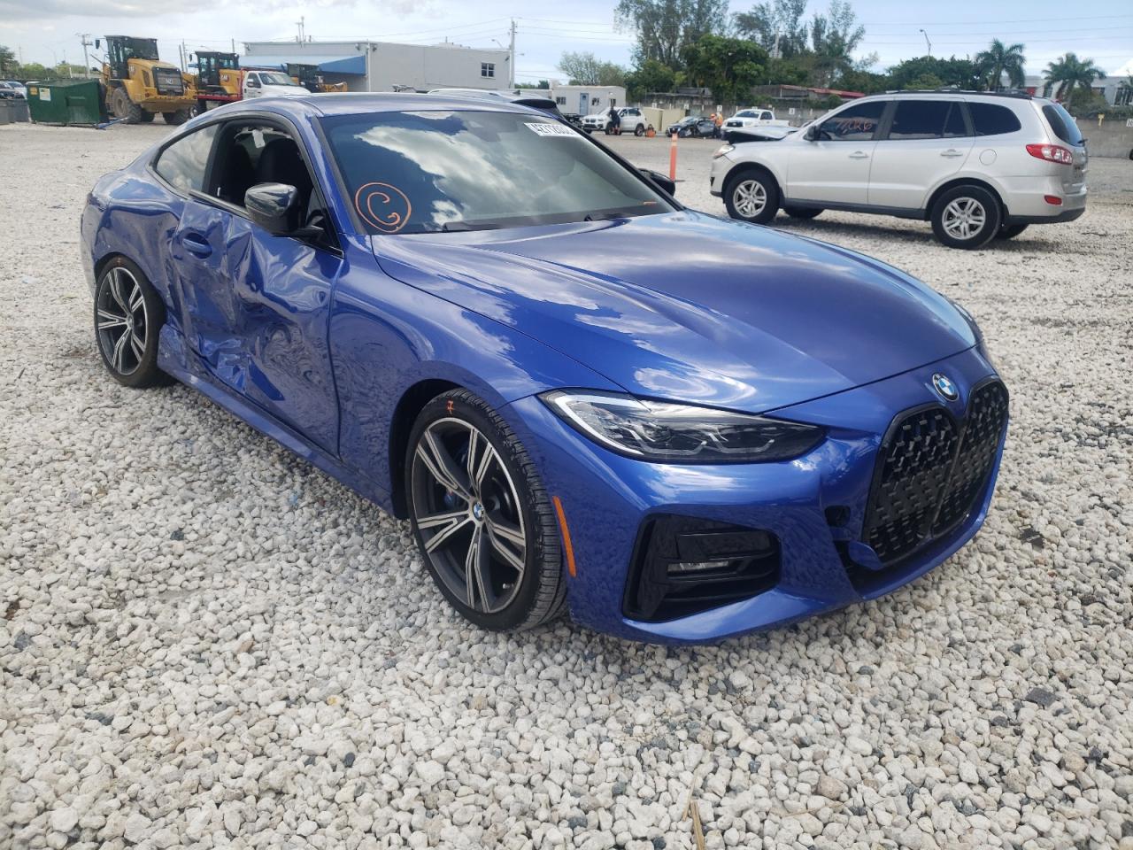 BMW 430I 2021 with VIN WBA53AP09MCF83133 - Photo from auction