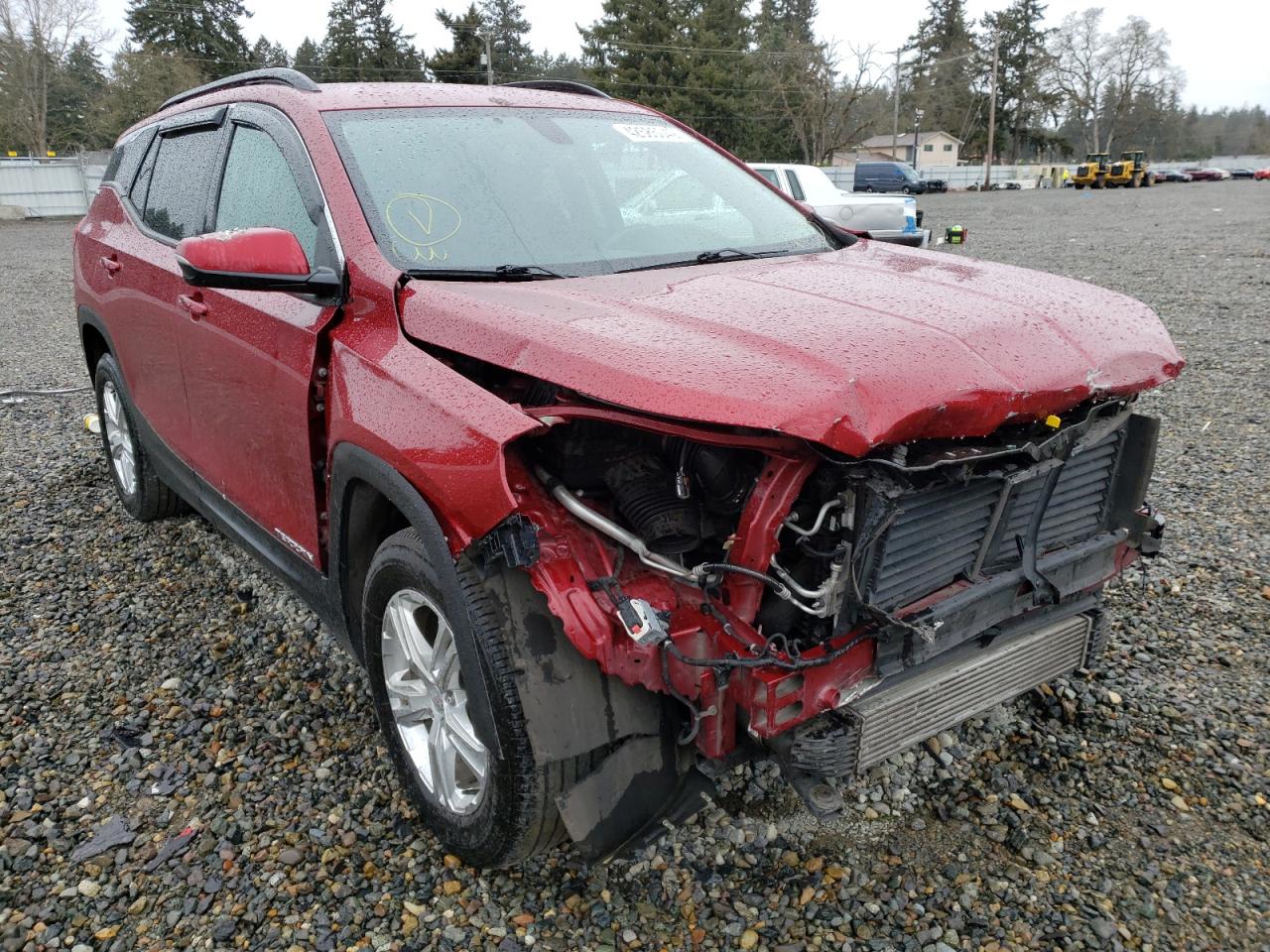 GMC TERRAIN SL 2018 with VIN 3GKALTEVXJL344901 - Photo from auction