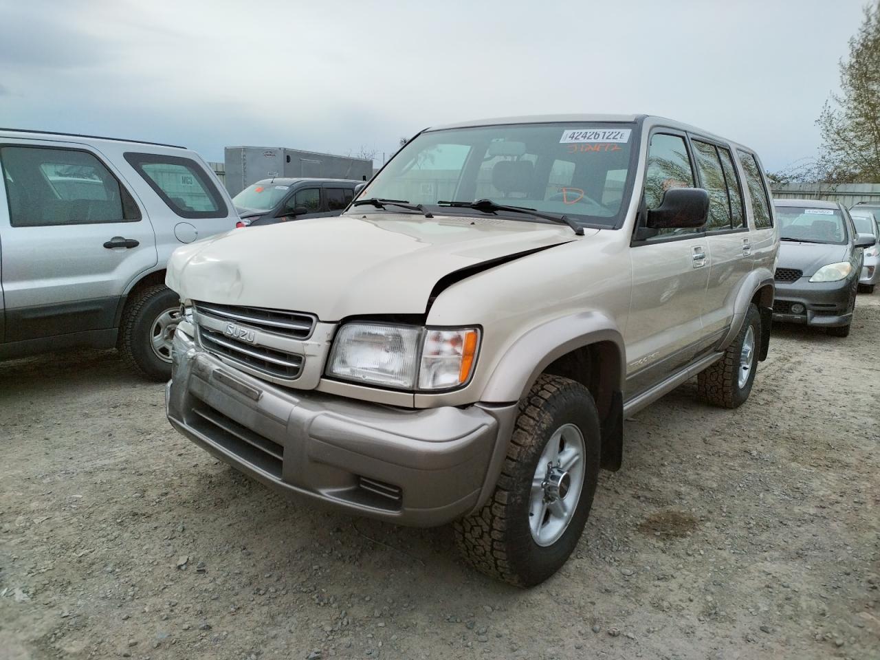 Photo 2 from auction – 2002 ISUZU TROOPER S with VIN JACDJ58X927J12477
