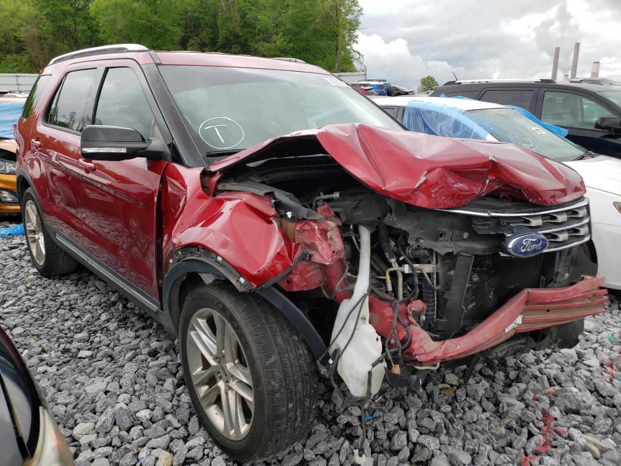 FORD EXPLORER X 2016 with VIN 1FM5K7D8XGGB15940 - Photo from auction