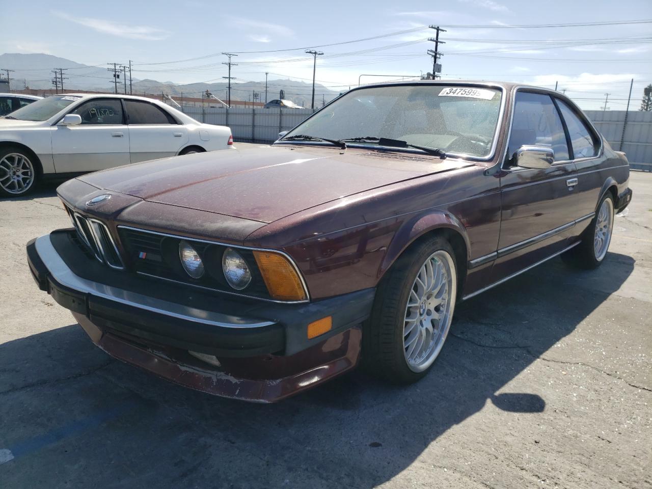 Photo 2 from auction – 1984 BMW 633 CSI AU with VIN WBAEB8400E6996507