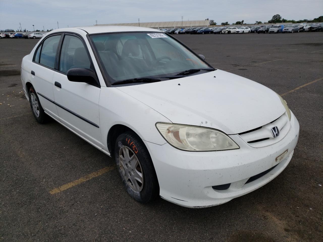 HONDA CIVIC DX V 2004 with VIN 2HGES16374H586397 - Photo from auction