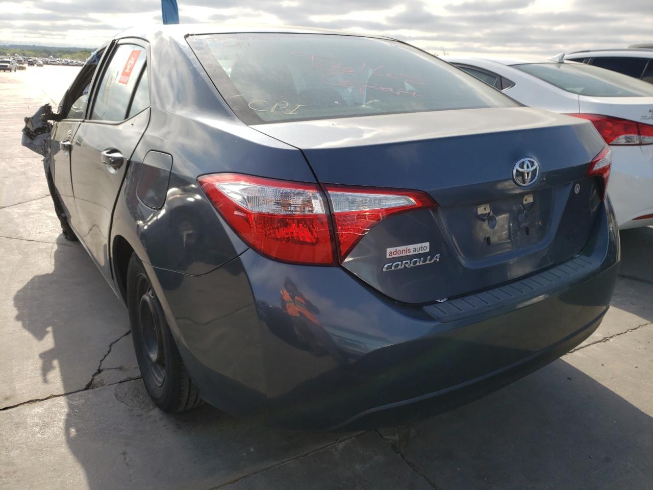 Photo 3 from auction – 2016 TOYOTA COROLLA L with VIN 5YFBURHE0GP467601