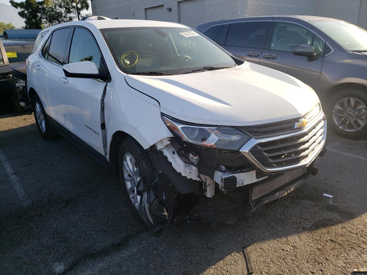 CHEVROLET EQUINOX LT 2018 with VIN 3GNAXJEV1JS566437 - Photo from auction