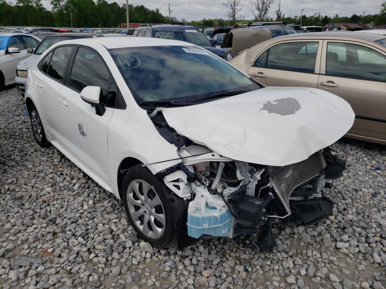 TOYOTA COROLLA LE 2021 with VIN 5YFEPMAE1MP174433 - Photo from auction