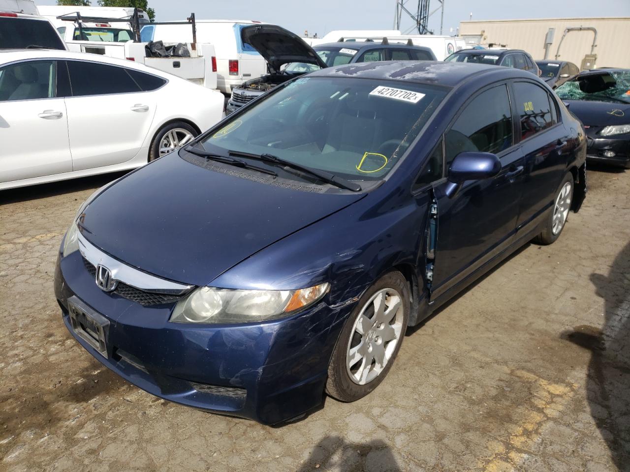 Photo 2 from auction – 2011 HONDA CIVIC LX with VIN 2HGFA1F54BH521416