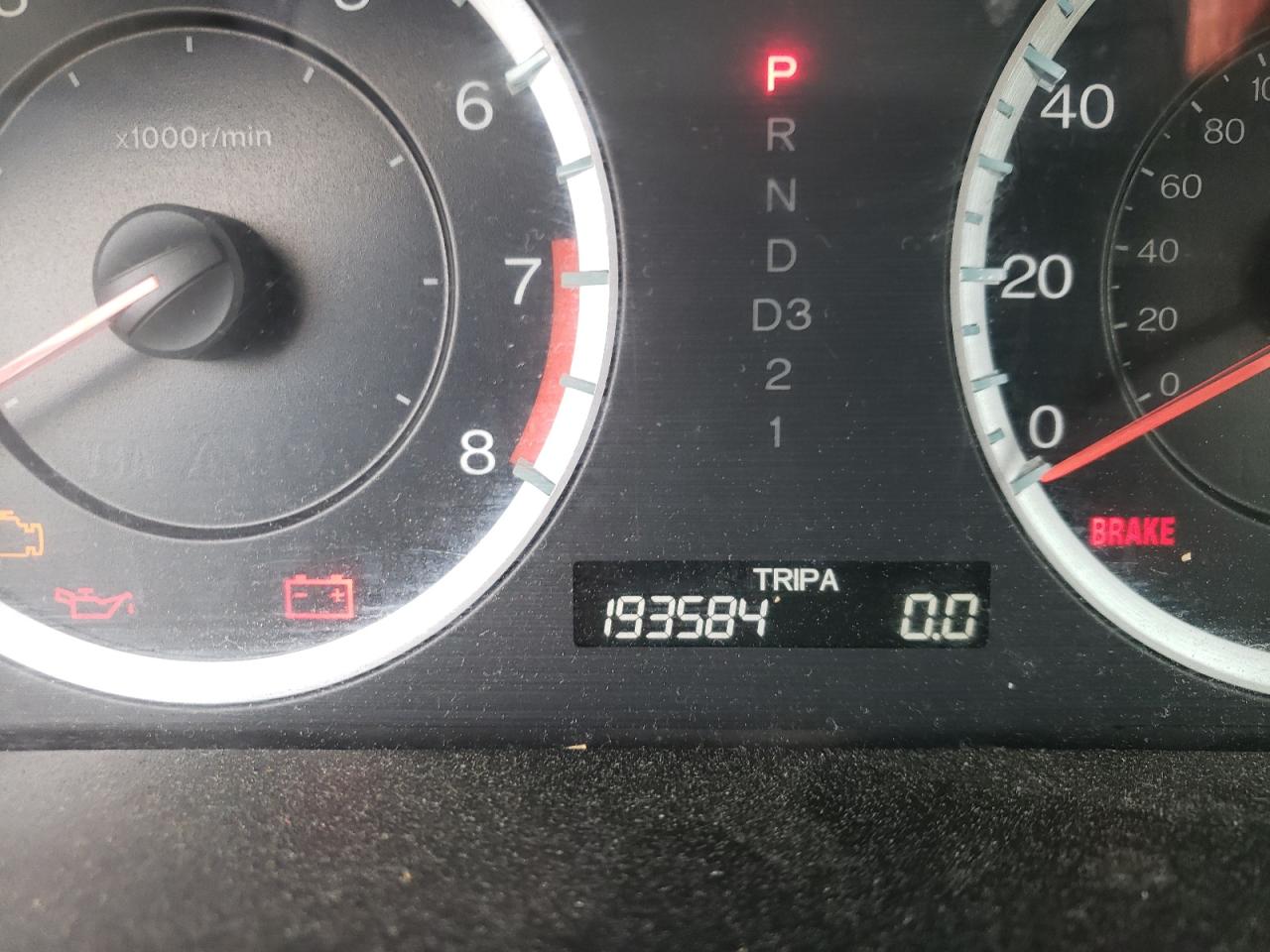 Photo 8 from auction – 2010 HONDA ACCORD LXP with VIN 1HGCP2F47AA146293