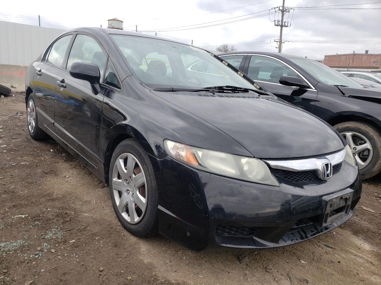 HONDA CIVIC LX 2010 with VIN 19XFA1F57AE078459 - Photo from auction