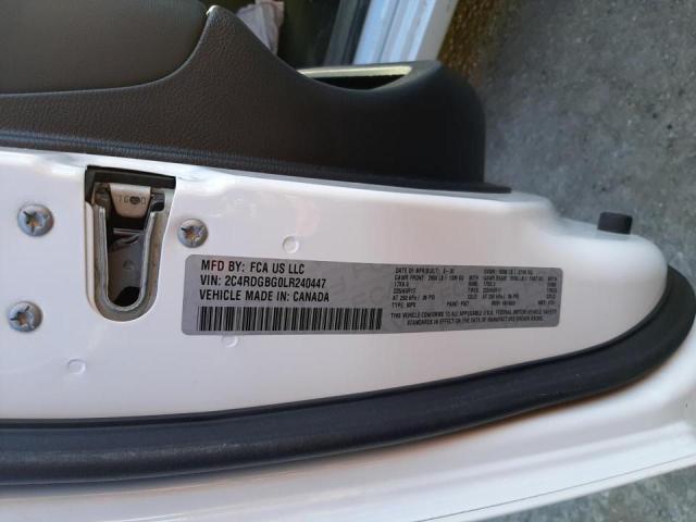 Photo 10 from auction – 2020 DODGE GRAND CARA with VIN 2C4RDGBG0LR240447