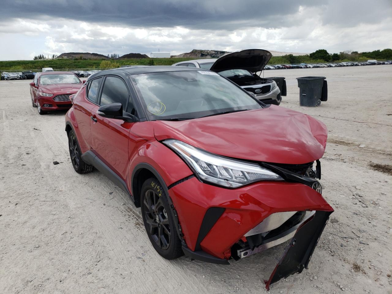 TOYOTA CH-R 2022 with VIN JTNKHMBX2N1130345 - Photo from auction
