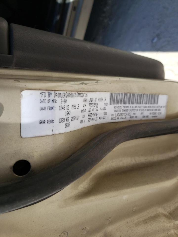 Photo 10 from auction – 2000 JEEP GRAND CHER with VIN 1J4GW48S2YC347053
