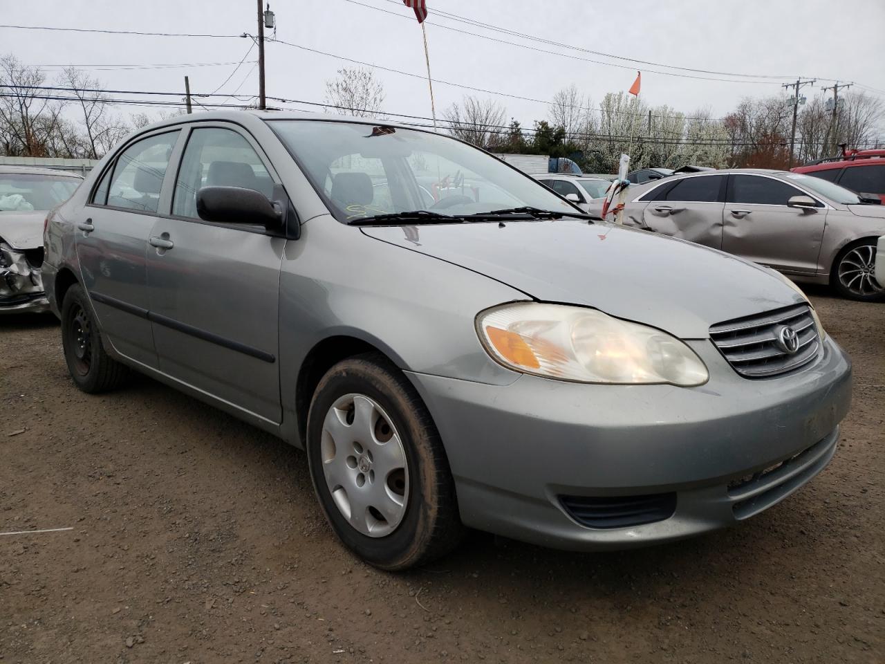 TOYOTA COROLLA CE 2003 с VIN JTDBR32E630037308 - Фото с аукциона