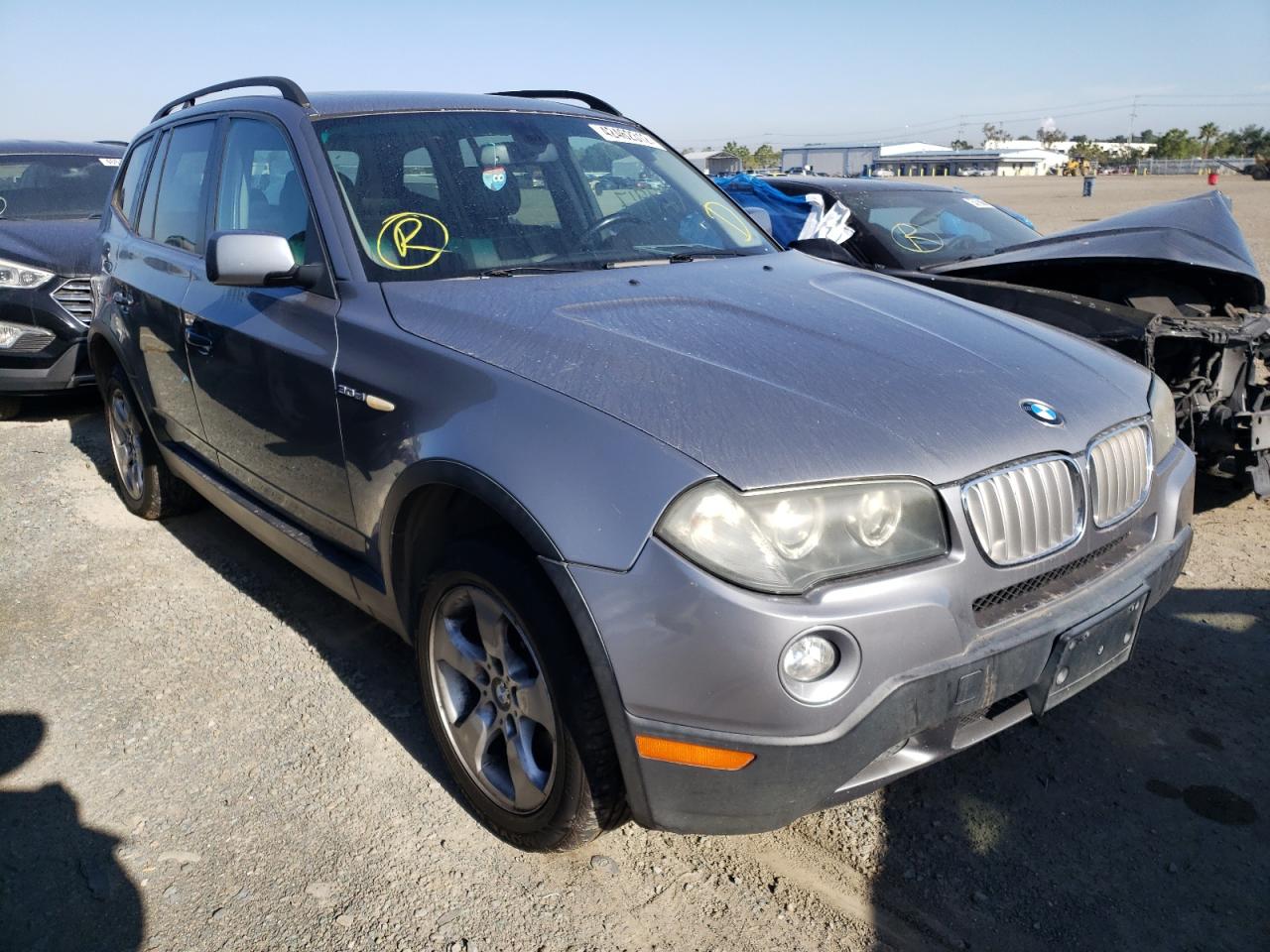 BMW X3 3.0SI 2007 with VIN WBXPC93447WF13113 - Photo from auction