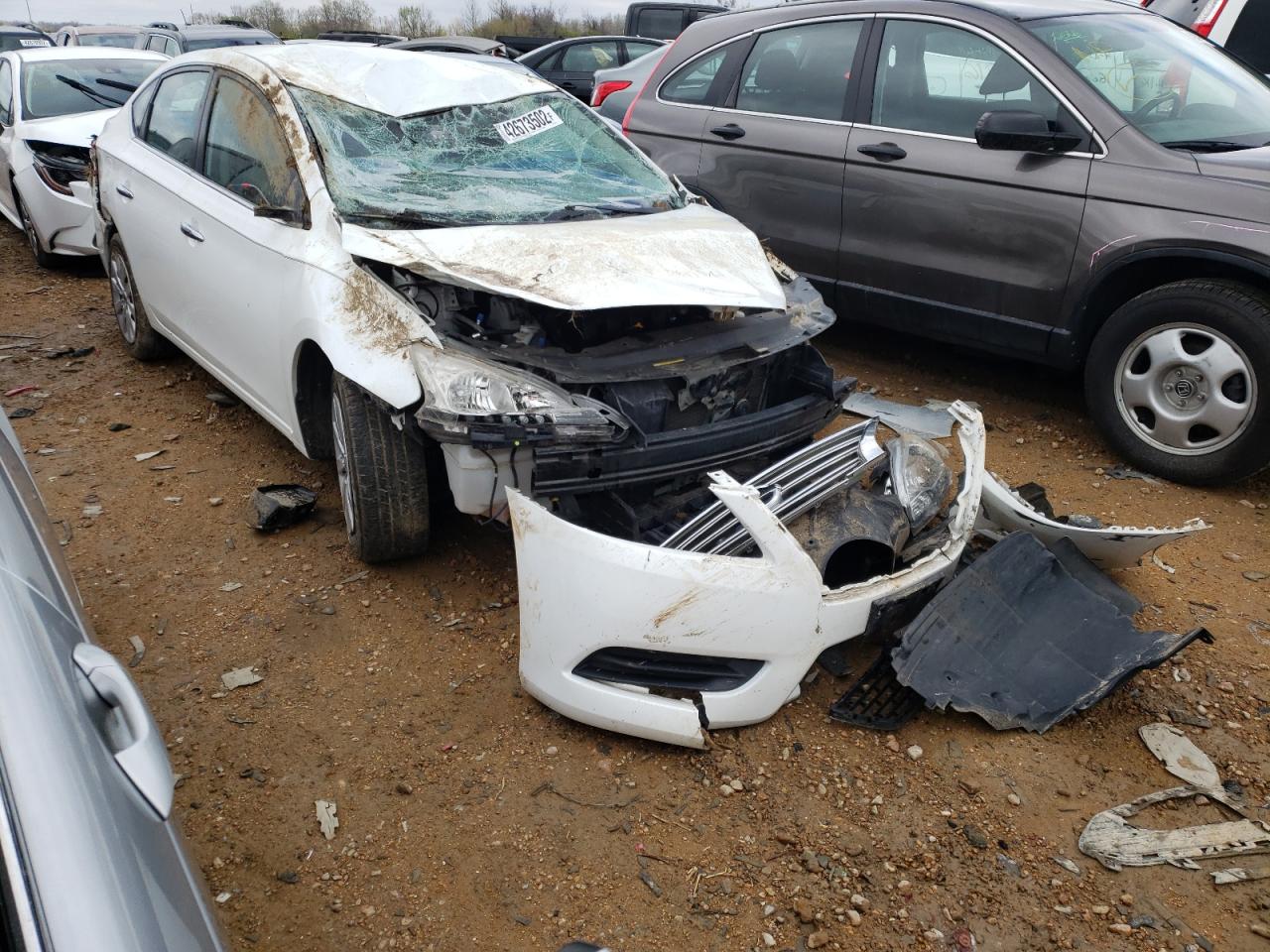 Photo 1 from auction – 2014 NISSAN SENTRA S with VIN 3N1AB7AP0EY267173