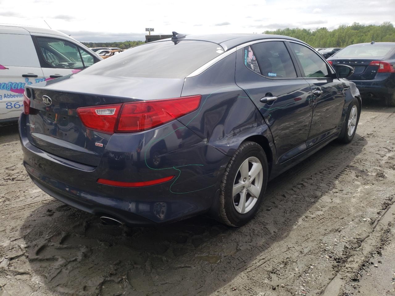 Photo 4 from auction – 2015 KIA OPTIMA LX with VIN KNAGM4A75F5607378