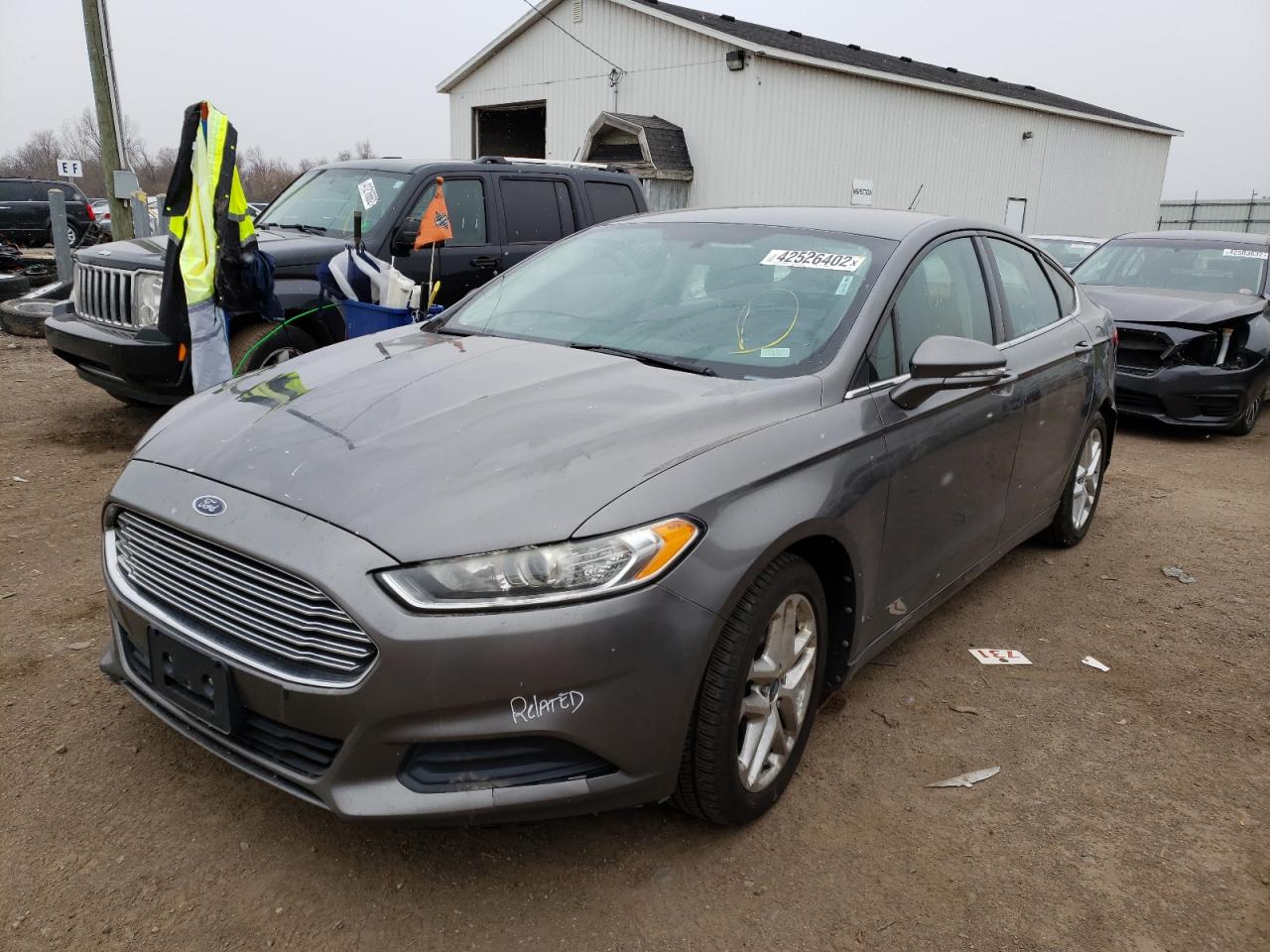 Photo 2 from auction – 2013 FORD FUSION SE with VIN 3FA6P0HR4DR203669