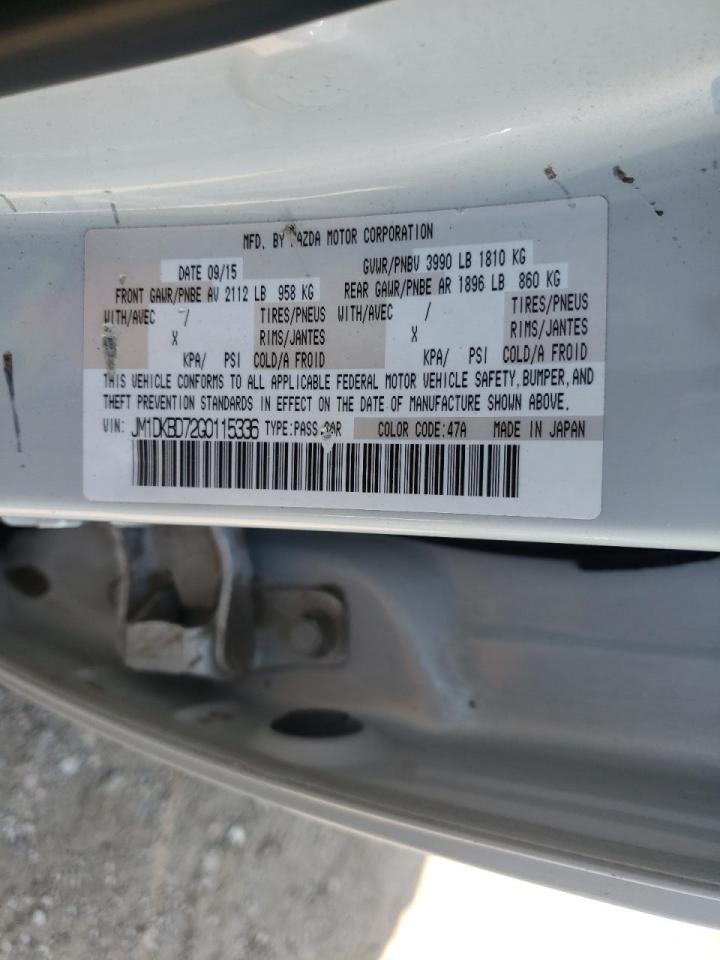 Photo 10 from auction – 2016 MAZDA CX-3 GRAND with VIN JM1DKBD72G0115336