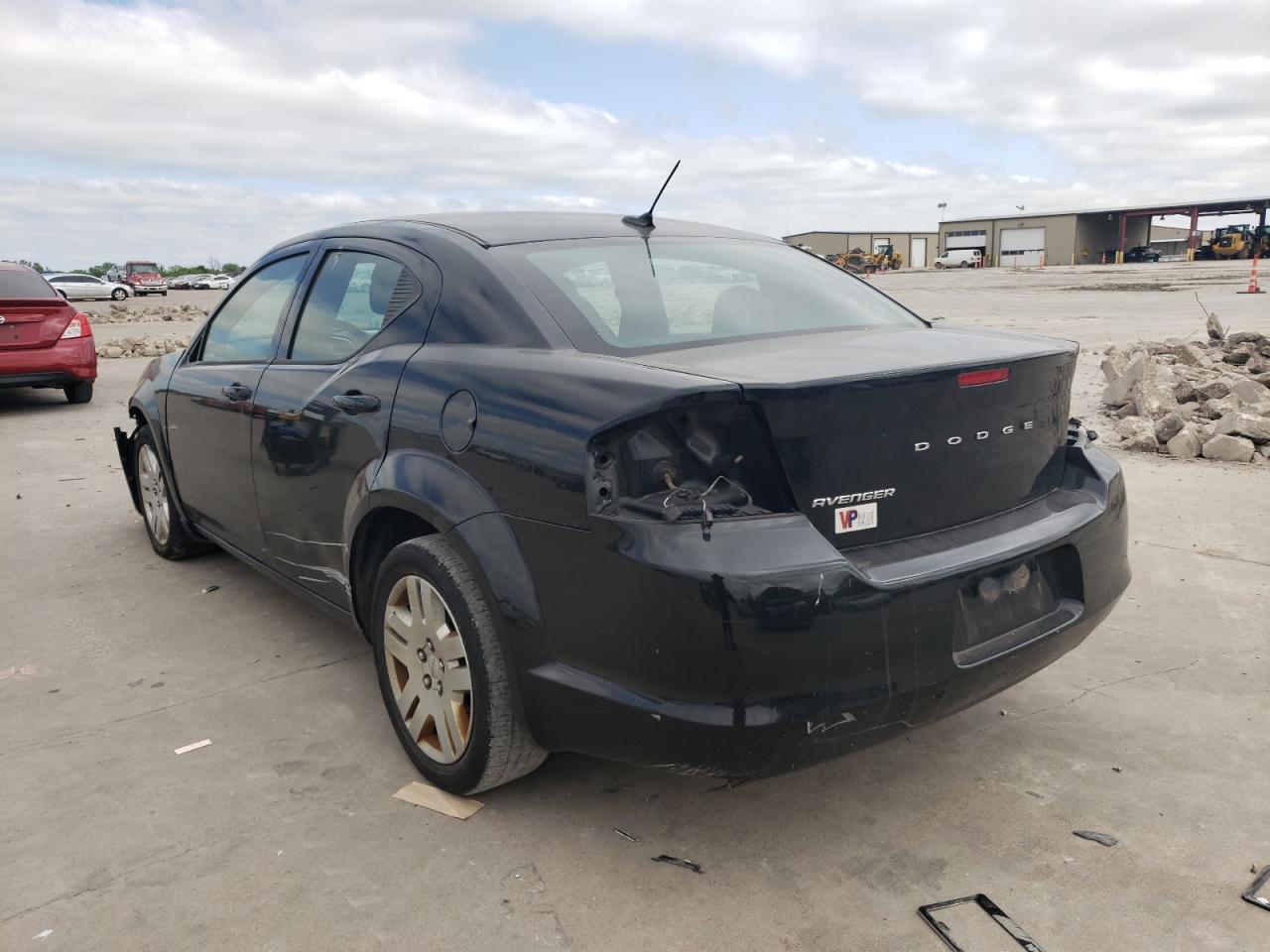 Фото 3 с аукциона – 2012 DODGE AVENGER SE с VIN 1C3CDZAB7CN238168