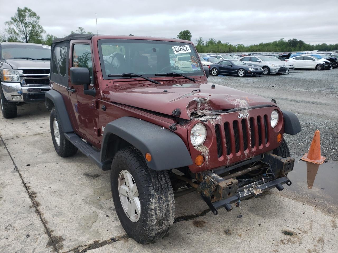 Photo 1 from auction – 2007 JEEP WRANGLER X with VIN 1J4FA24157L109739