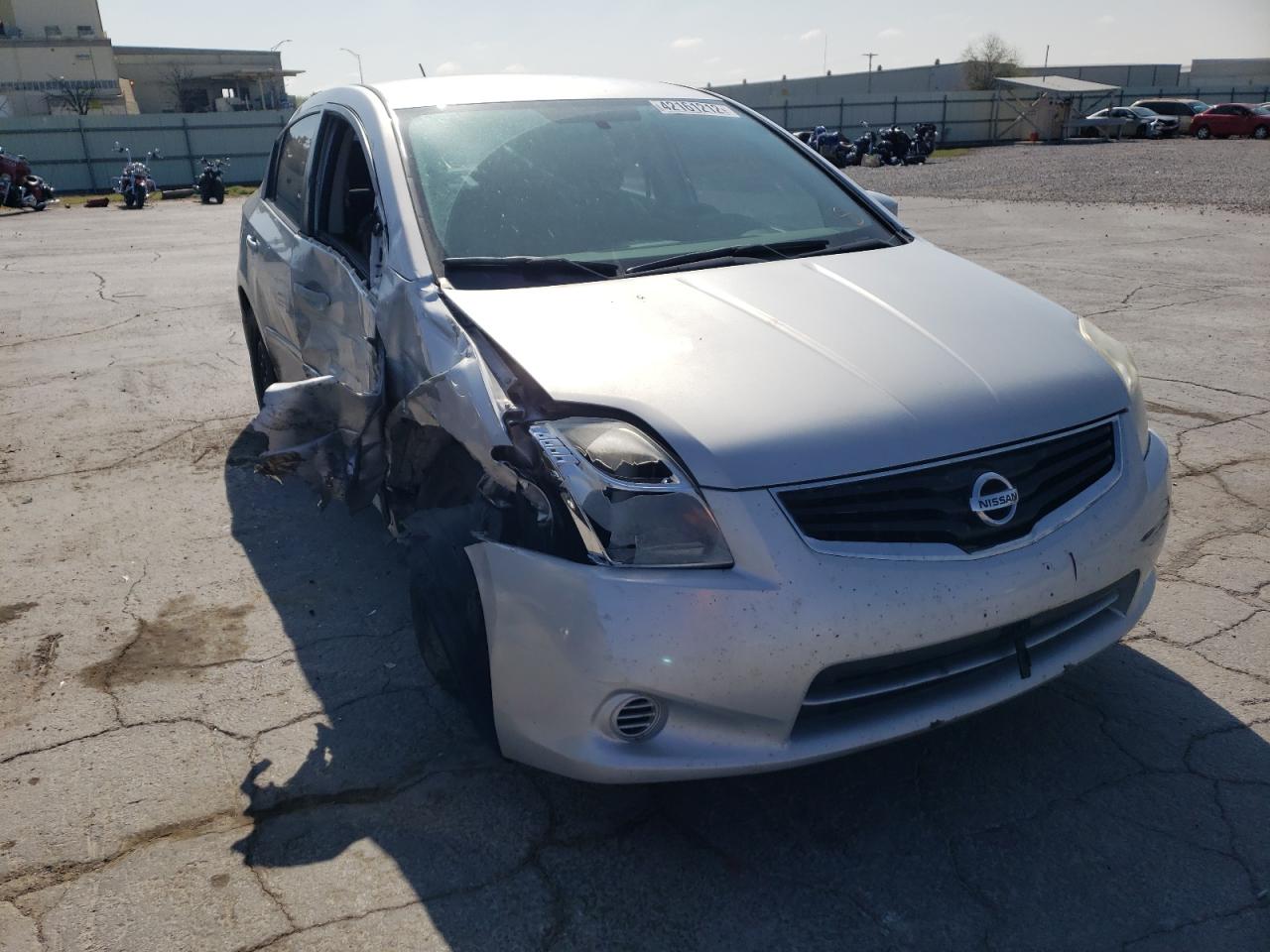NISSAN SENTRA 2012 with VIN 3N1AB6AP3CL688969 - Photo from auction