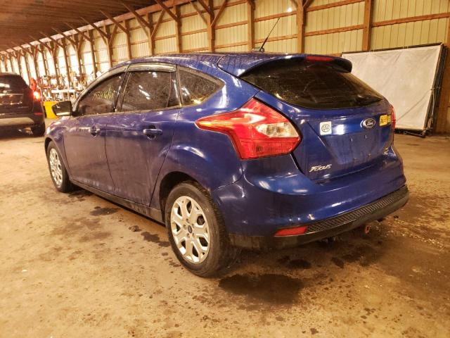 Photo 3 from auction – 2012 FORD FOCUS SE with VIN 1FAHP3K2XCL398390