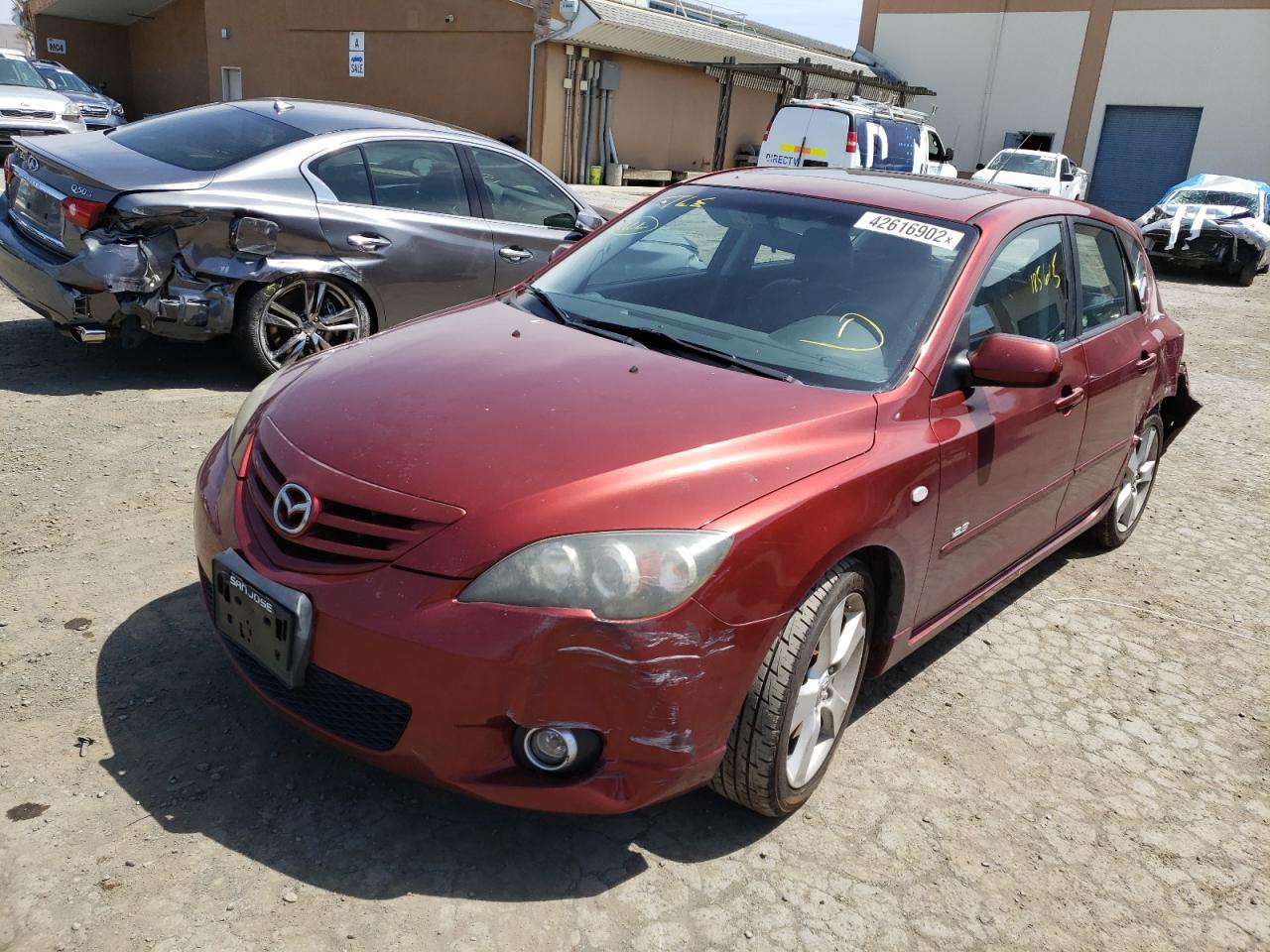 Photo 2 from auction – 2006 MAZDA 3 HATCHBAC with VIN JM1BK344861439967