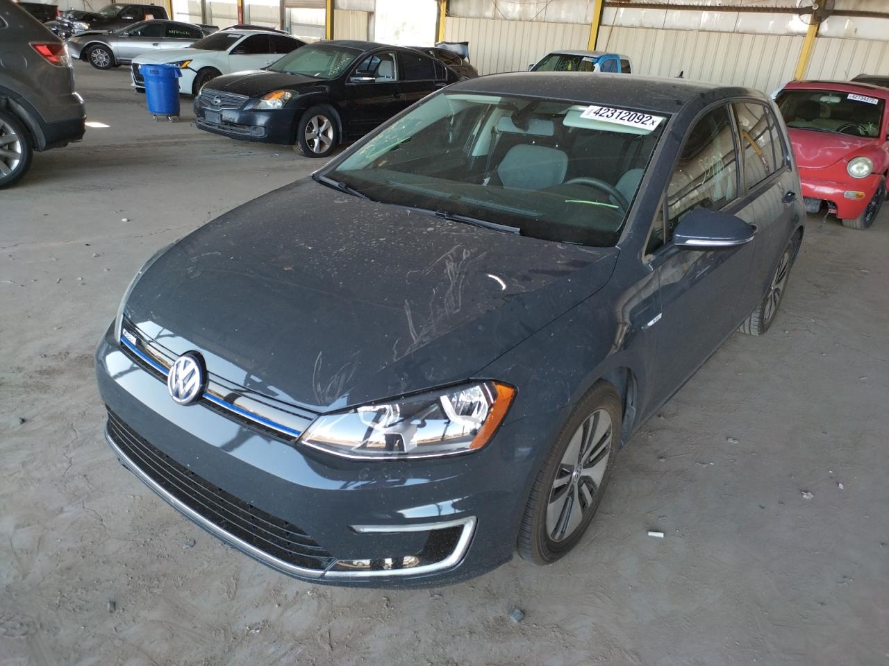 Photo 2 from auction – 2016 VOLKSWAGEN E-GOLF SE with VIN WVWKP7AU9GW911000