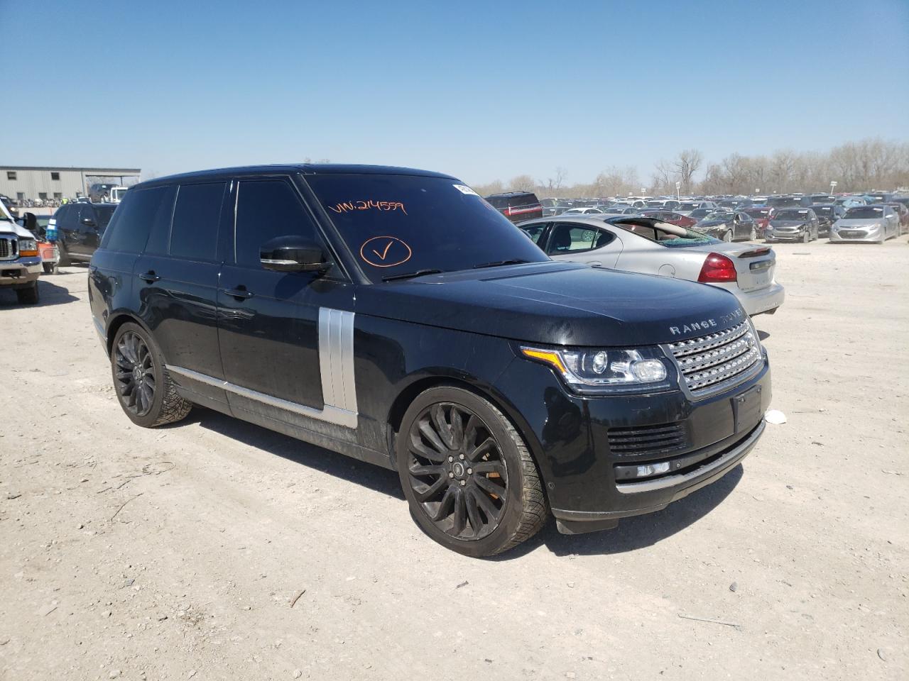 LAND ROVER RANGE ROVE 2015 with VIN SALGS2TF3FA214559 - Photo from auction