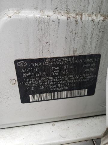 Photo 10 from auction – 2015 HYUNDAI SONATA SPO with VIN 5NPE34AF3FH035392