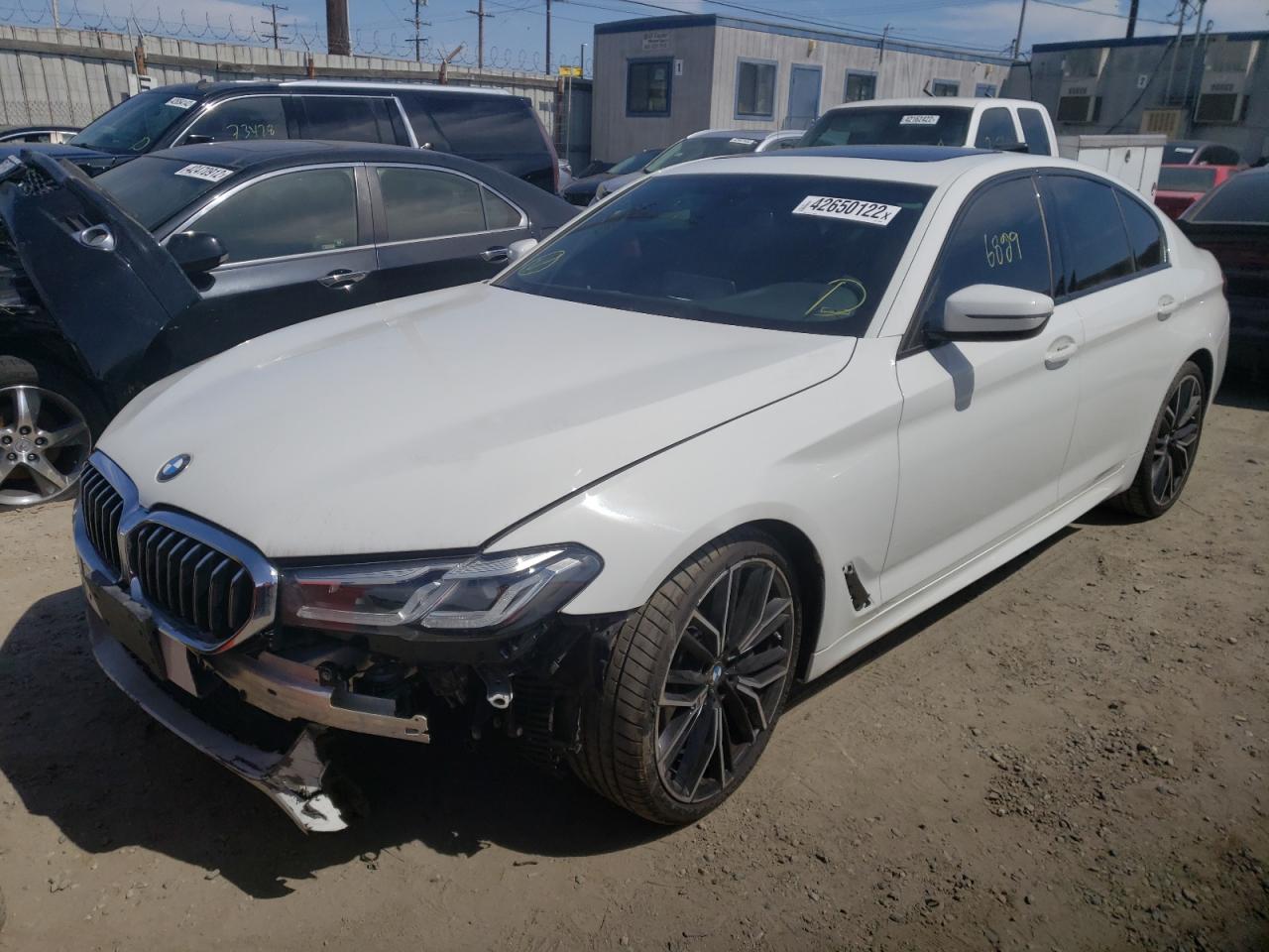 Photo 2 from auction – 2021 BMW 540 I with VIN WBA53BJ01MCF31459