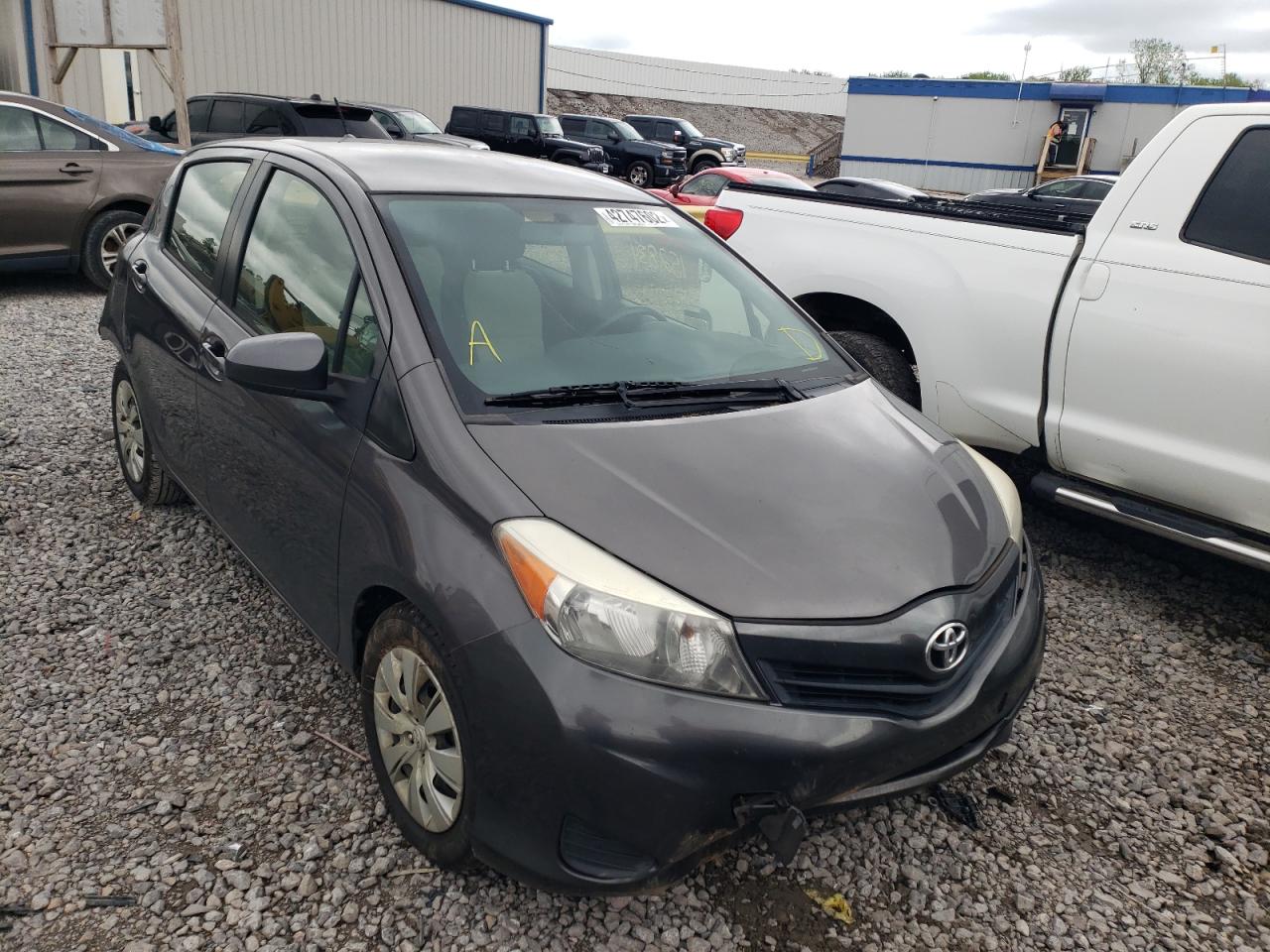 TOYOTA YARIS 2013 with VIN JTDKTUD36DD562267 - Photo from auction