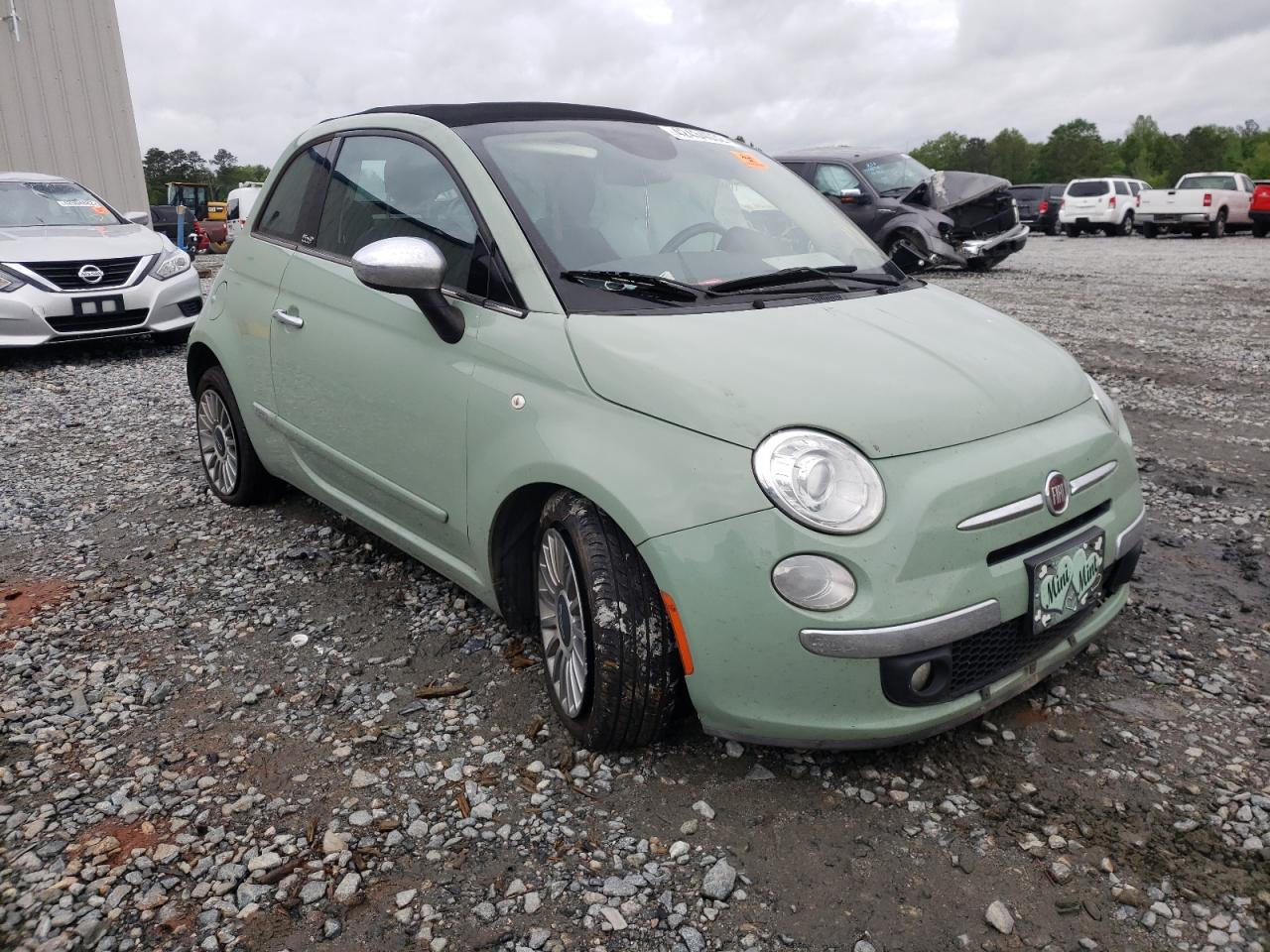 FIAT 500 LOUNGE 2013 with VIN 3C3CFFER7DT651855 - Photo from auction