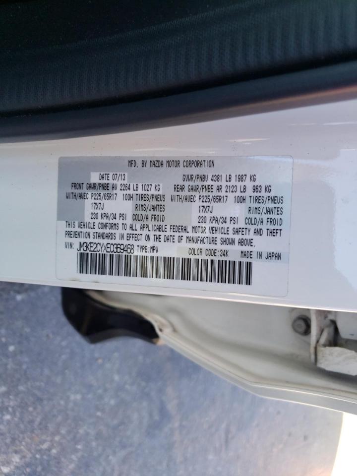 Photo 10 from auction – 2014 MAZDA CX-5 TOURI with VIN JM3KE2CYXE0369468