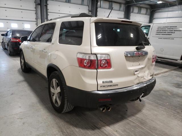 Photo 3 from auction – 2012 GMC ACADIA SLT with VIN 1GKKVRED9CJ122126